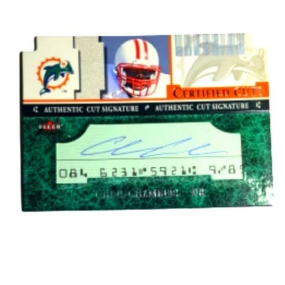 2001 Fleer Chris Chambers NFL Certified Cuts Trading Card